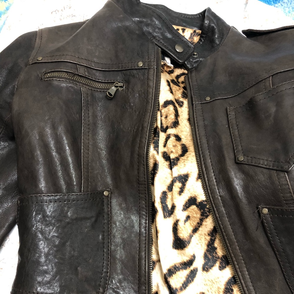 Italian Made Soft leather Moto Jacket